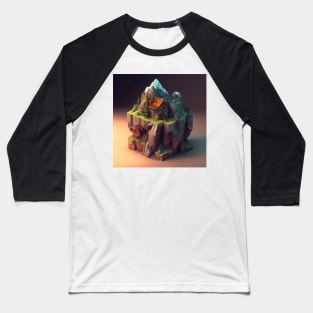 My small worlds : Mountain chalet 3 Baseball T-Shirt